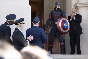 John Walker (Wyatt Russell) in a scene from Falcon and the Winter Soldier.