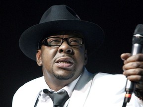 In this Feb. 18, 2012 file photo, singer Bobby Brown, former husband of the late Whitney Houston performs at Mohegan Sun Casino in Uncasville, Conn.