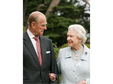 To mark their Diamond Wedding Anniversary on Nov. 20, 2007, Queen Elizabeth ll and Prince Philip, Duke of Edinburgh re-visit Broadlands where 60 years ago in November 1947 they spent their wedding night. Broadlands in Hampshire had been the home of Prince Philip's uncle, Earl Mountbatten.