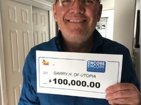 Gary Hoddinott said yes to ENCORE and matched to the last six of seven numbers in exact order to win the December 1 2020 draw.