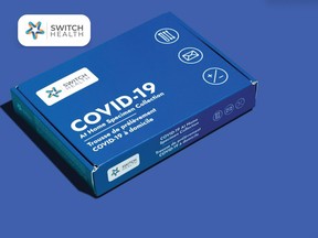 A Switch Health COVID test.
