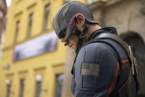 John Walker (Wyatt Russell) in a scene from Falcon and the Winter Soldier.