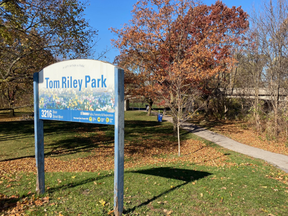 Tom Riley Park in Etobicoke.
