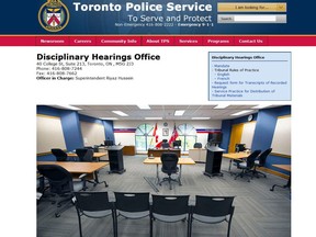 An image taken from the Toronto Police Service website.
