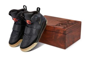 Kanye West's Nike Air Yeezy prototype is pictured in thie photo provided by Sotheby's.