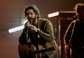 Thomas Rhett performs at the Grand Ole Opry in Nashville on April 17, 2021.