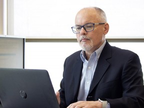 Dr. Kieran Moore, medical officer of health for Kingston, Frontenac and Lennox and Addington Public Health, in his office in Kingston on March 30.