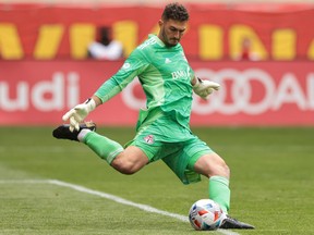 Toronto FC goalkeeper Alex Bono has started every game for the team this year.