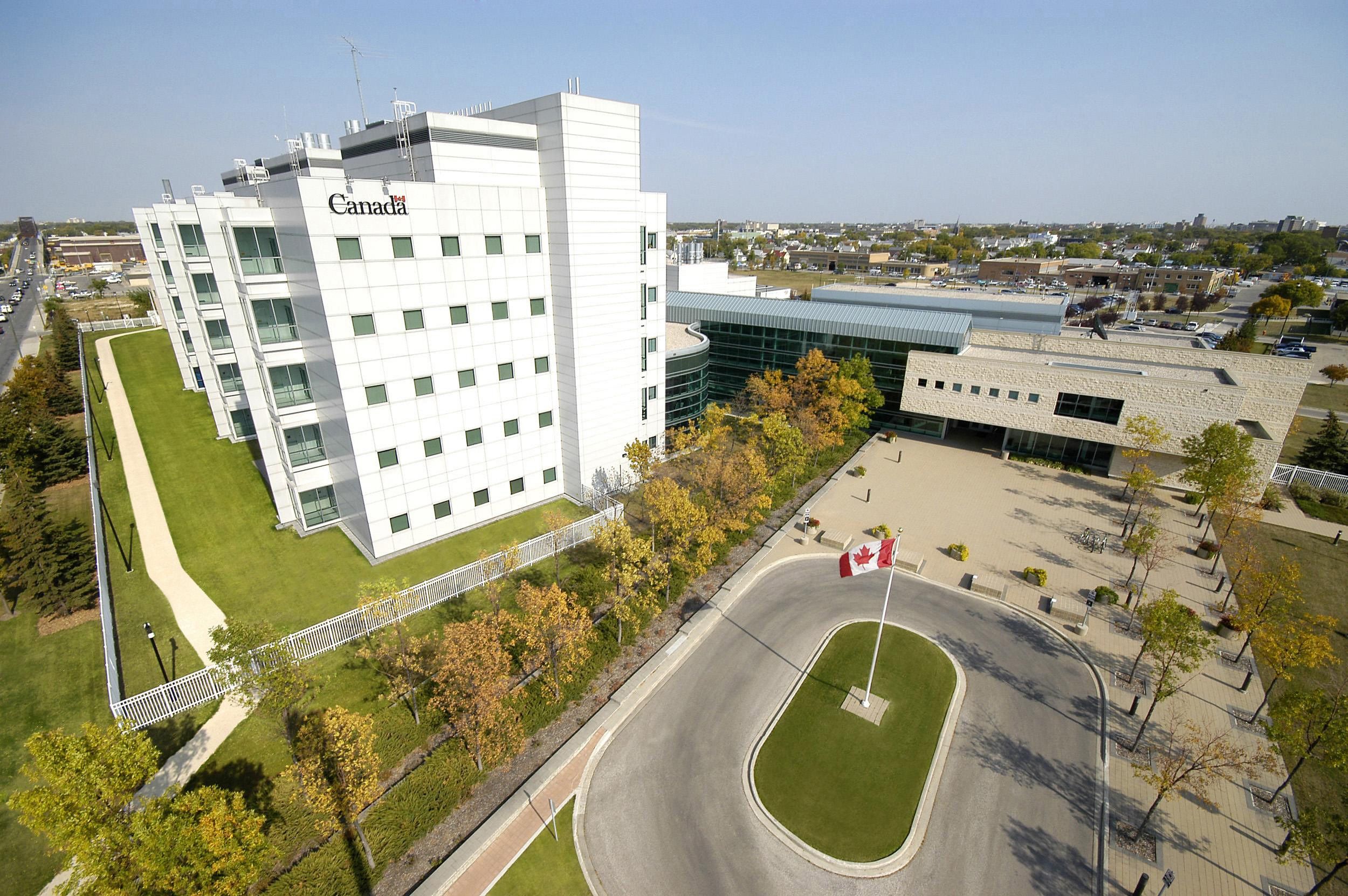 National Microbiology Laboratory in Winnipeg.