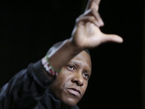 Raptors'  Masai Ujiri had a lot to say at the news conference on Wednesday.