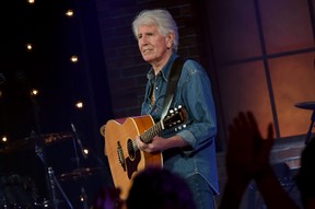 Graham Nash performs onstage in Nashville.