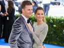 Tom Brady and Gisele Bundchen at the Metropolitan Costume Institute Benefit Gala May 2, 2017 in New York.