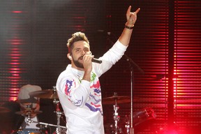 Thomas Rhett performs on day two of the Country Thunder music festival in Alberta Saturday, Aug. 19, 2017.
