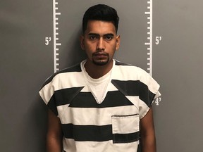Cristhian Bahena Rivera, 24, is seen in this booking photo released by Iowa Department of Public Safety in Des Moines, Iowa, August 21, 2018.