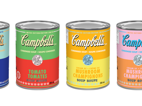 Campbell Canada has partnered with The Andy Warhol Foundation to release limited edition Warhol-inspired soup cans available across Canada.