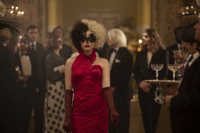 Emma Stone as Cruella de Vil in Disney’s live-action Cruella.