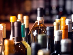 Bottles of wine are pictured in this file photo.