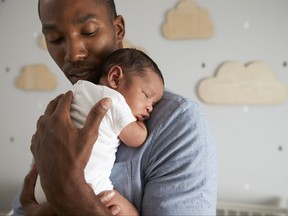 A father of a newborn is worried  about his anti-social attitude.