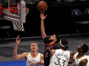 Raptors rookie Jalen Harris had a career night against his hometown Dallas Mavericks.