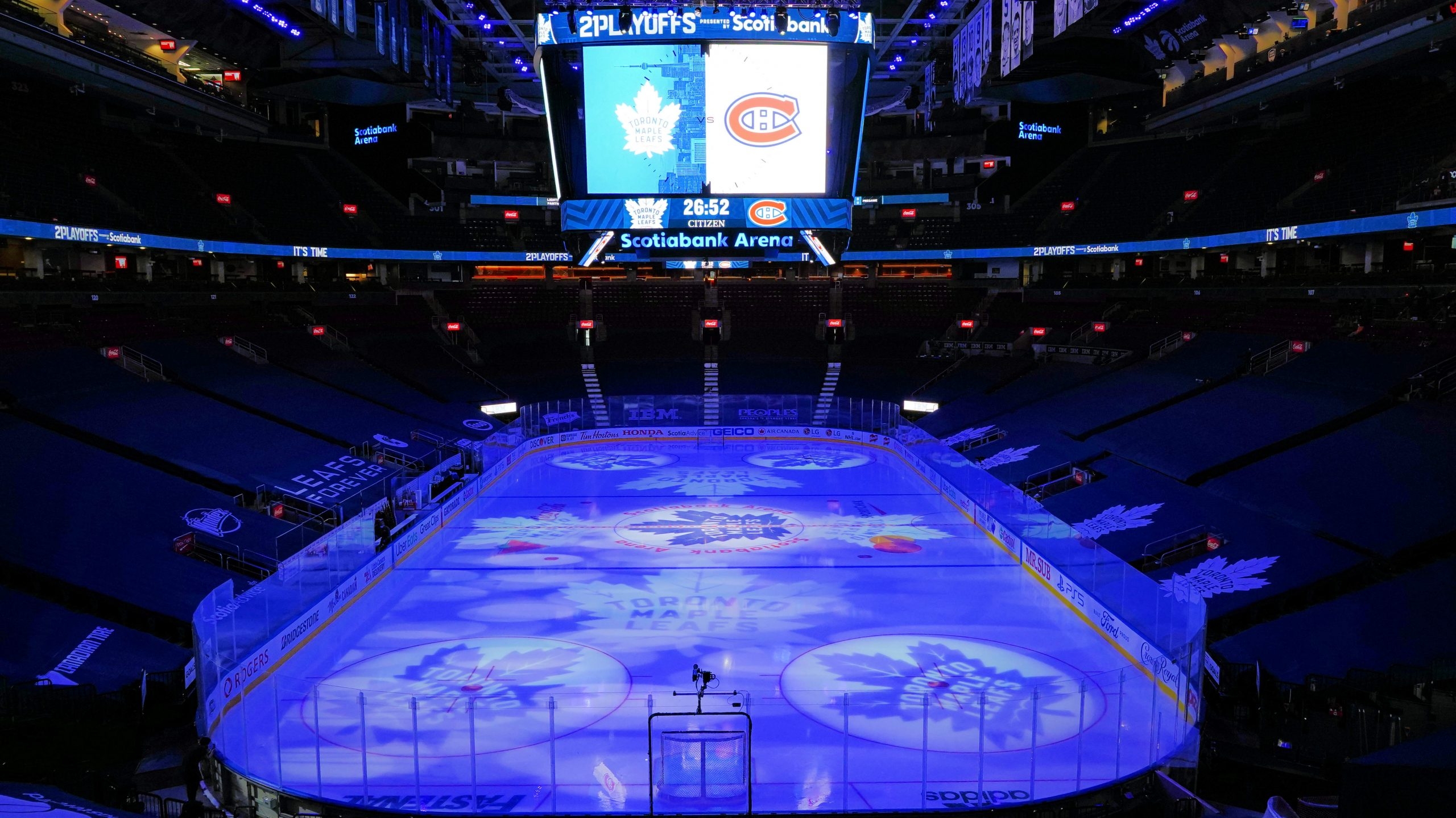 Scotiabank Arena with: Toronto Maple Leafs 