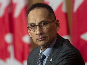 Deputy Chief Public Health Officer Howard Njoo is seen during a news conference Thursday January 14, 2021 in Ottawa. 

during a news conference Thursday January 14, 2021 in Ottawa. THE CANADIAN PRESS/Adrian Wyld ORG XMIT: 20210114ajw109