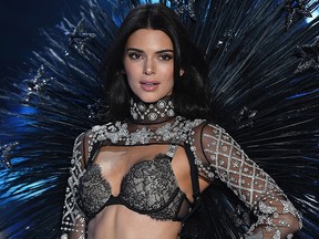Kendall Jenner walks the runway during the 2018 Victoria's Secret Fashion Show at Pier 94 on November 8, 2018 in New York.