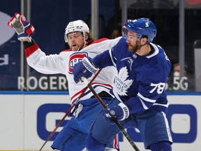 The Maple Leafs should want to play the Montreal Canadiens in the first round -- and not the Winnipeg Jets. GETTY IMAGES