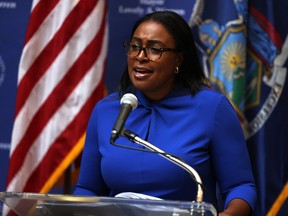 Lovely A. Warren, mayor of Rochester, speaks during a press conference on the death of Daniel Prude on September 3, 2020 in Rochester, New York.