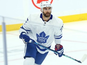 Forward Nick Foligno was back at Maple Leafs practice on Monday. He hopes to play as soon as Wednesday