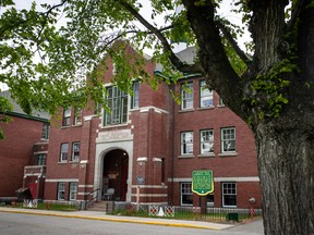 The former Kamloops Indian Residential School is seen on Tk’emlups te Secwépemc First Nation in Kamloops, B.C. on Thursday, May 27, 2021.