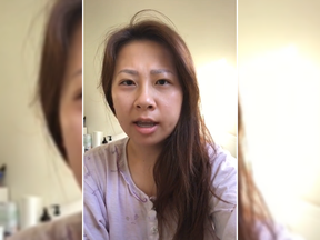 After having tonsil surgery, Aussie Angie Yen apparently woke up with an Irish accent.