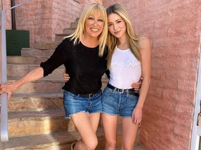 Suzanne Somers and Camelia Somers