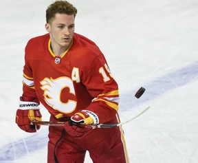 Matthew Tkachuk of the Calgary Flames also released the NFT. Azin Ghaffari/Postmedia files