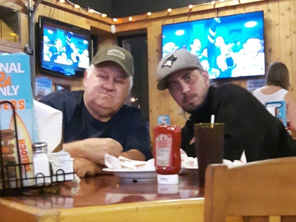 Neil Caulfield (right) is pictured with his late father, Larry Caulfield, who passed away in April 2021.  Neil Caulfield (right) is pictured with his late father, Larry Caulfield, who passed away in April 2021.