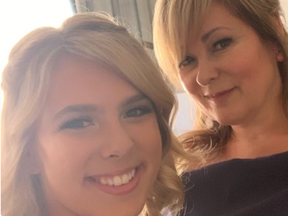 Lisa Stonehouse, 52, of Edmonton, seen in this undated photo with her 19-year-old daughter Jordan, died as a result of suffering blood clots on Monday, May 3, 2021. Her death is believed to be linked to receiving an AstraZeeneca vaccine mean to protect her from contracting COVID-19.