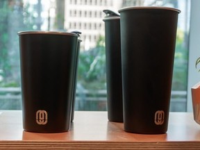 Muuse coffee cups, which are reusable, are available at select Toronto cafes.