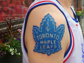 According to a new study, the Leafs are winners in the tattoo parlour.