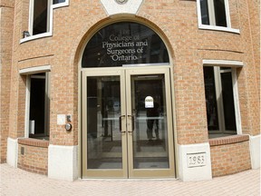 College of Physicians and Surgeons of Ontario in Toronto, Ont. on Tuesday April 9, 2013.