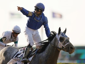 Essential Quality with Luis Saez up wins the 153rd running of the Belmont Stakes.