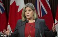 NDP Leader Andrea Horwath said that the minimum wage plus this government's decision to freeze public sector salary increases at 1% are occurring as the cost of living goes up.