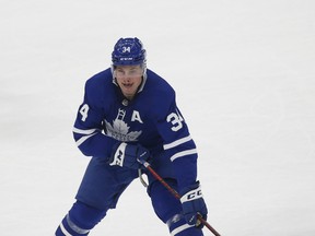 Maple Leafs centre Auston Matthews lost out to to defenceman Jacob Slavin of the Carolina Hurricanes in Lady Byng voting on Saturday night.