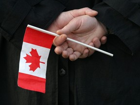 A Canada flag is pictured in this file photo.