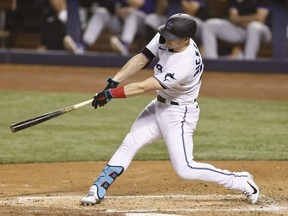 The Blue Jays have acquired Corey Dickerson in a multiple-player deal involving the Marlins on Tuesday, June 29, 2021.