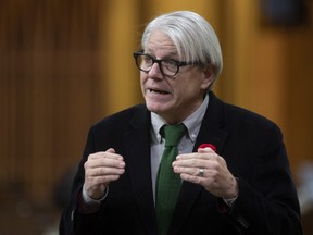 Liberal MP Adam Vaughan during Question Period in the House of Commons on Friday October 30, 2020.