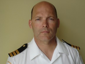 Commander Craig Baines of the Canadian Navy’s HMCS Winnipeg.