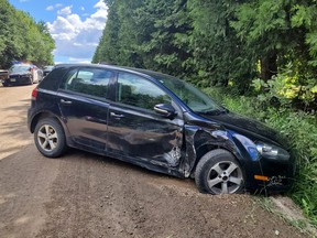 On Tuesday, at about 3:28 p.m., OPP officers responded to a two-vehicle collision on Beech Grove Side Rd. in the Town of Caledon.