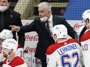 Canadiens head coach Dominique Ducharme tested positive for COVID-19. USA TODAY Sports ORG XMIT: IMAGN-451811