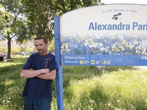 The "Guardian" of the Alexandra Park tent encampment, Domenico Saxiea, spoke to us on his 51st birthday on Tuesday, June 1, 2021.