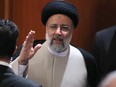 Iran's President-elect Ebrahim Raisi is pictured during his first press conference since his election on the weekend in Tehran, Monday, June 21, 2021.