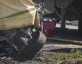 The scene of a fatal crash on Hwy. 400 near Sheppard Ave. in Toronto, Ont. on Thursday June 24, 2021.